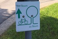 Bild Logo Radweg "Von Baum zu Baum"