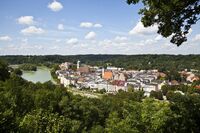 Panoramabild Wasserburg am Inn